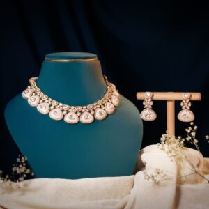 RoseAura Kundan Choker Set - 30% OFF