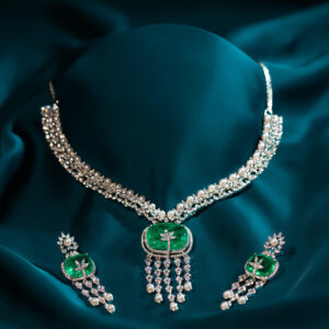 Emerald Enchant AD Necklace Set - 30% OFF