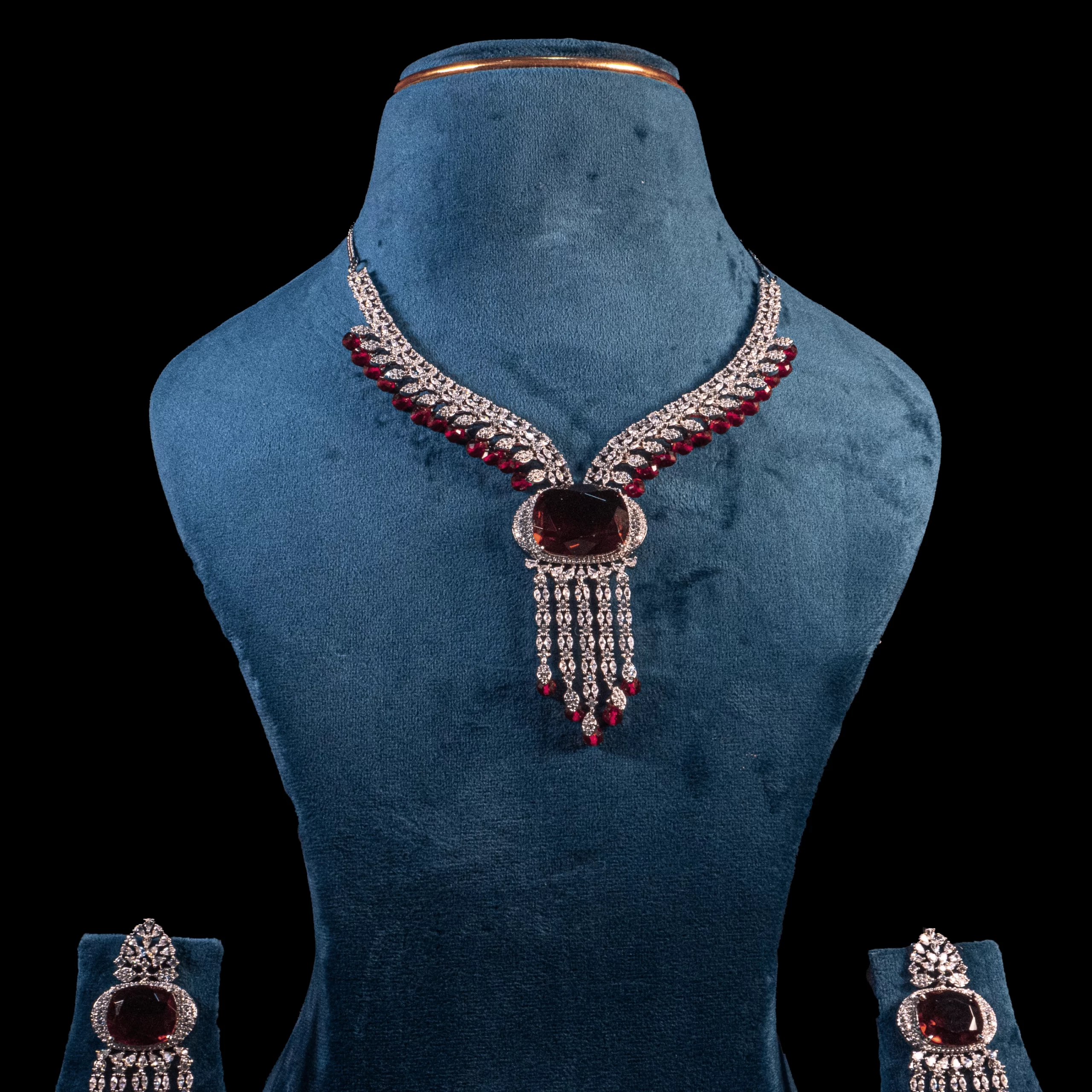 AD Stone Set – Ruby Radiance Elegance