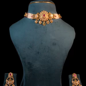 Pearl Kundan Choker Set – Timeless Elegance with Regal Charm