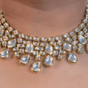 Royal White Kundan Choker – Timeless Bridal Elegance
