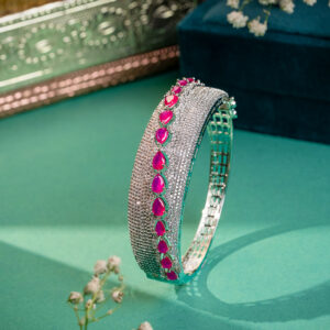 Ruby Glamour Moissanite Bracelet - 30% OFF