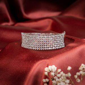 Wide Glamour Grid Bracelet - 30% OFF