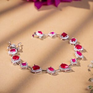 Rose Elegance Tennis Bracelet - 30% OFF
