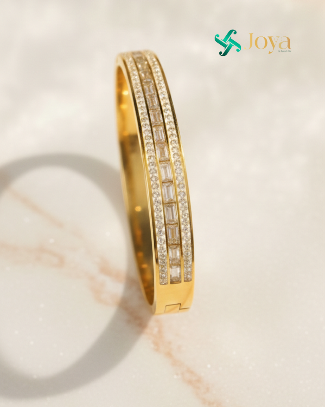 Radiant Anti-Tarnish Gold Bracelet - Image 2